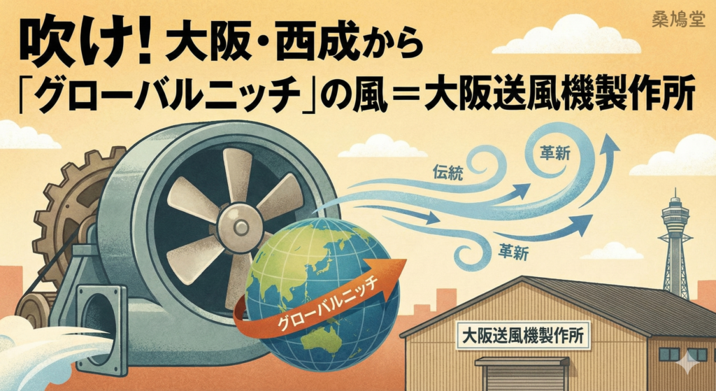 ◎吹け！大阪・西成から「グローバルニッチ」の風＝大阪送風機製作所