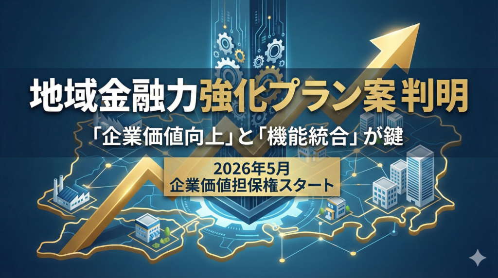 ◎地域金融力強化プラン案が判明＝「企業価値向上への貢献」が命題