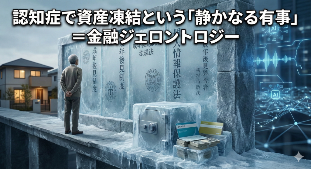 ◎認知症で資産凍結という「静かなる有事」 ＝金融ジェロントロジーが鳴らす警鐘
