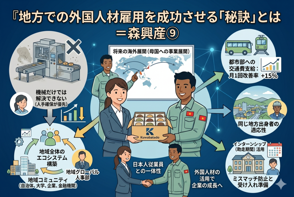 ◎地方での外国人材雇用を成功させる「秘訣」とは＝森興産⑨
